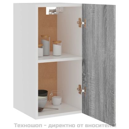 Висящ шкаф "Lyon" сив, цвят сонома, 29,5x31x60 см, инженерно дърво