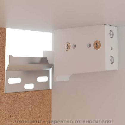 Висящ шкаф "Lyon" сив, цвят сонома, 29,5x31x60 см, инженерно дърво