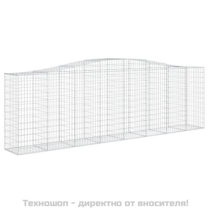 Габионни кошници арка 15 бр 400x50x120/140см поцинковано желязо