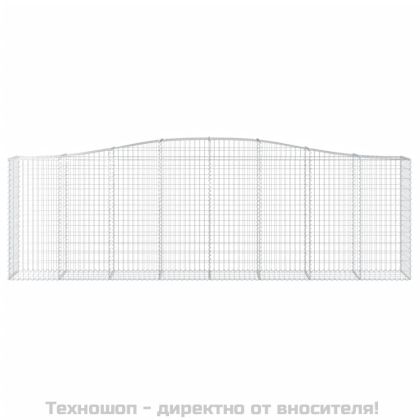 Габионни кошници арка 15 бр 400x50x120/140см поцинковано желязо