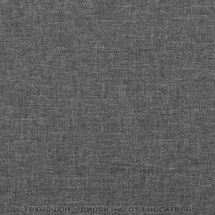 Боксспринг легло с матрак, тъмносиво, 120x200 см, плат