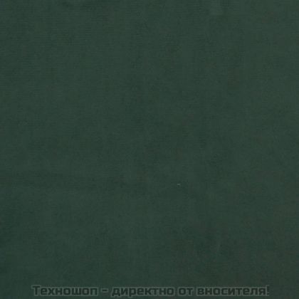 Рамка за легло без матрак, тъмнозелена, 160x200 см, кадифе