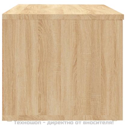 ТВ шкаф, дъб сонома, 80x34x30 см, инженерно дърво