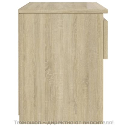 Нощнo шкафче, дъб сонома, 40x30x39 см, инженерно дърво