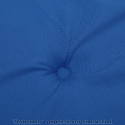 Възглавница за стол шезлонг кралско синя (75+105)x50x4 см