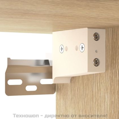 Нощни шкафчета за стенен монтаж, 2 бр, сонома дъб, 35x35x20 см