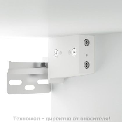 Нощно шкафче за стенен монтаж, бяло, 35x35x20 см