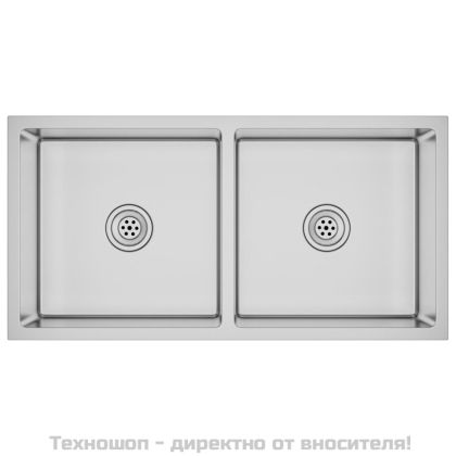 Ръчно изработена кухненска мивка, неръждаема стомана