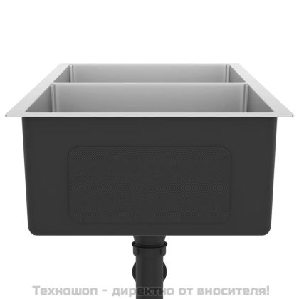 Ръчно изработена кухненска мивка, неръждаема стомана