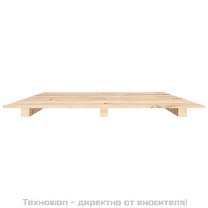Рамка за легло, 120x200 см, бор масив