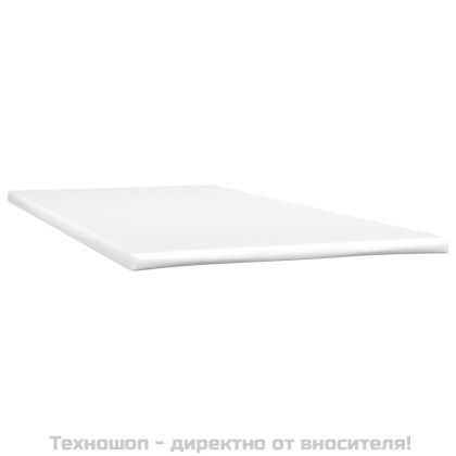 Боксспринг легло с матрак, светлосиво, 100x200 см, плат