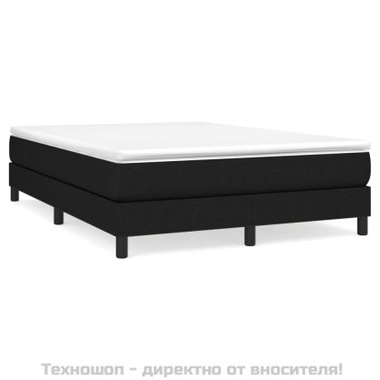 Боксспринг легло с матрак, черно, 160x200 см, плат