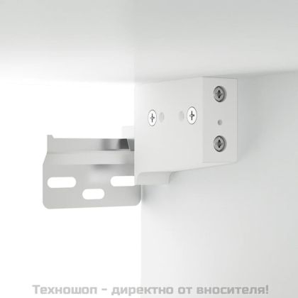 Шкаф за баня за стенен монтаж, бял, 32x20x67 см