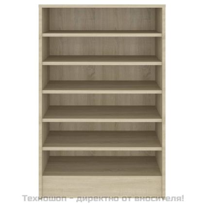 Шкаф за обувки, дъб сонома, 60x35x92 см, инженерно дърво