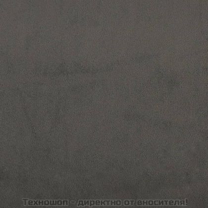 Боксспринг легло с матрак, тъмносиво, 120x200 см, кадифе