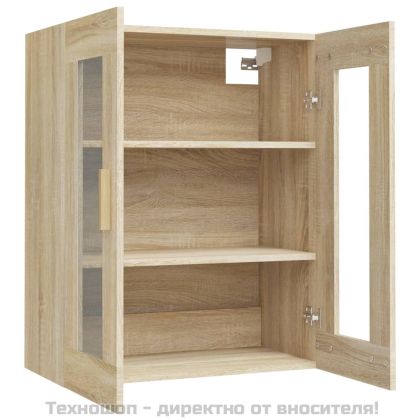 Окачен стенен шкаф, дъб сонома, 69,5x34x90 см