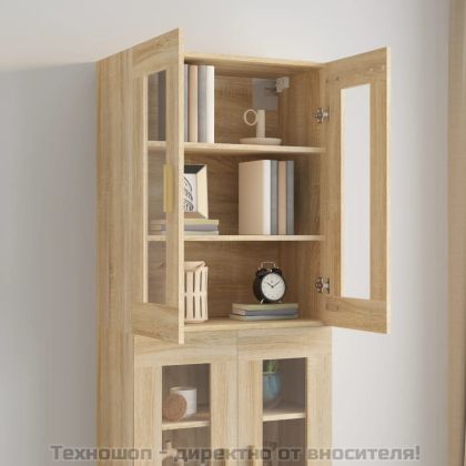 Окачен стенен шкаф, дъб сонома, 69,5x34x90 см