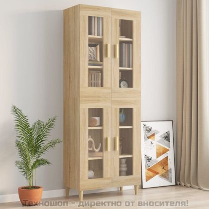 Окачен стенен шкаф, дъб сонома, 69,5x34x90 см