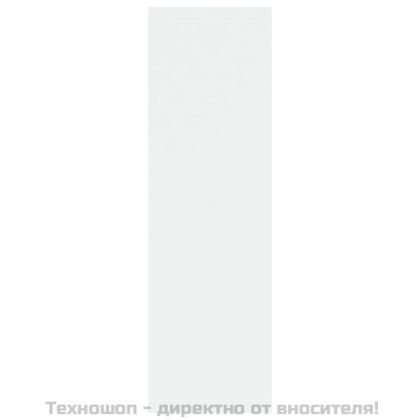Стенен рафт, бял, 85x16x52,5 см, инженерно дърво