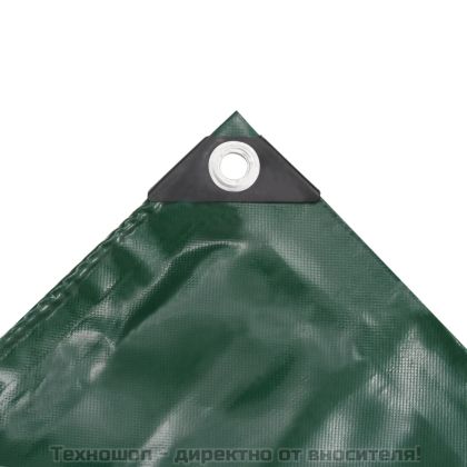 Брезентово платнище, 650 гр/м², 3x6 м, цвят зелен