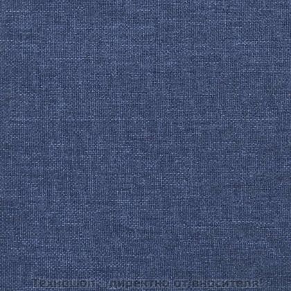 Рамка за легло с пружини, синя, 140x200 см, плат