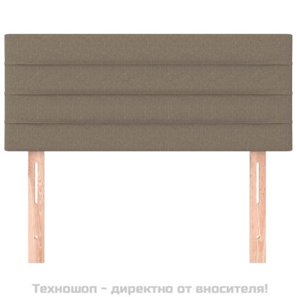 Горна табла за легло, таупе, 80x5x78/88 см, плат