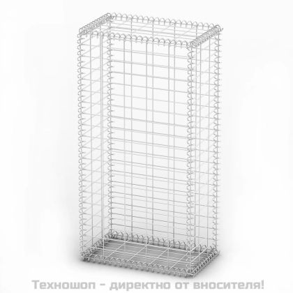 Габион кошница с капаци, поцинкована тел, 100x50x30 см
