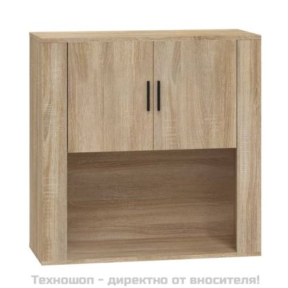 Стенен шкаф, дъб сонома, 80x33x80 см, инженерно дърво