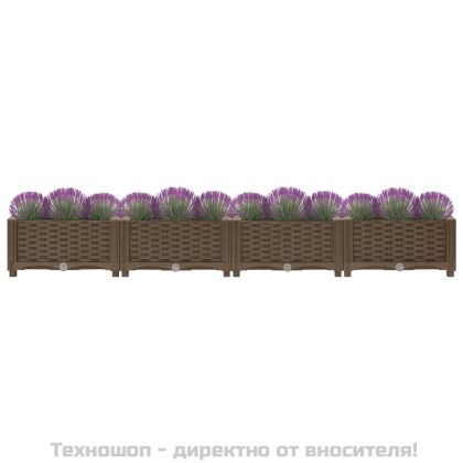 Повдигната леха, 160x40x23 см, полипропилен