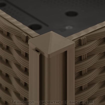 Повдигната леха, 160x40x23 см, полипропилен