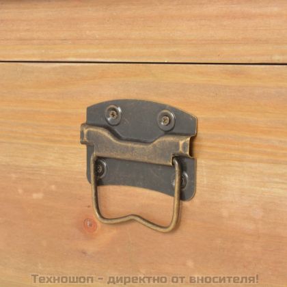 Сандък за съхранение с възглавница, 80x40x40 см, МДФ