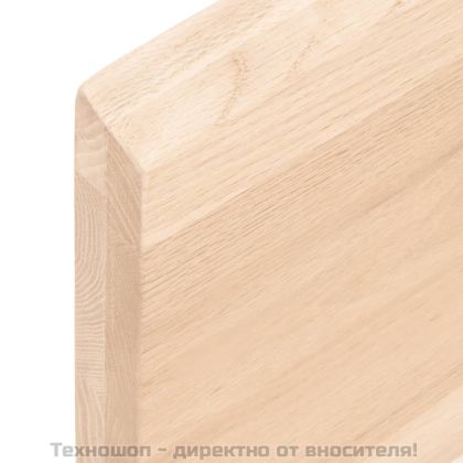 Плот за маса 60x50x(2-4) см необработено масивно дърво жив ръб