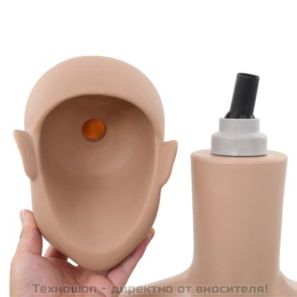 Детски манекен в цял ръст, стъклена основа, бежов, 140 см