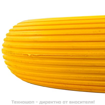 Колело за транспортна количка с вал, твърд PU, 4,00-8, 390 мм