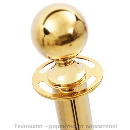 Комплект ВИП преграда, 3 части, неръждаема стомана, златиста