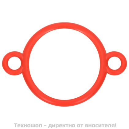 Комплект сигнални конуси с 10 м верига, червено и бяло