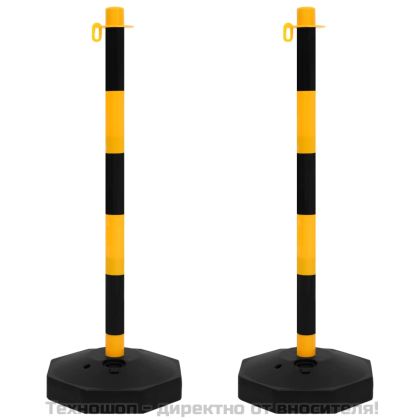 Комплект сигнални колчета с 10 м пластмасова верига