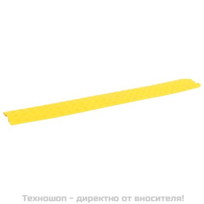 Защитни рампи за кабели 4 бр 98,5 см жълти