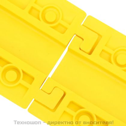 Защитни рампи за кабели 4 бр 98,5 см жълти