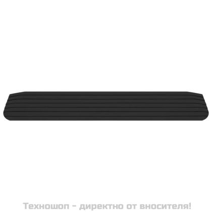 Рампи за прагове, 2 бр, 110x21x2,5 см, гума