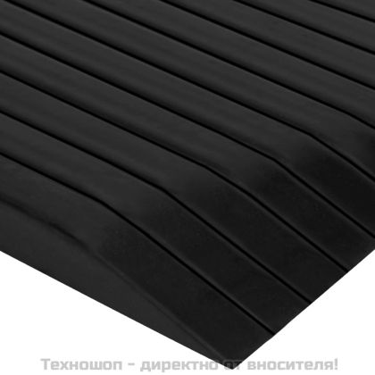 Рампи за прагове, 2 бр, 110x32x3,8 см, гума