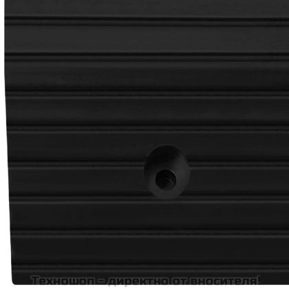 Рампи за праг тип мост, 3 бр, 49x40x8 см, гума