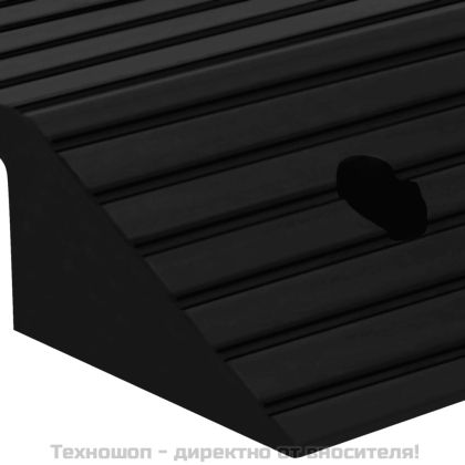 Рампа за праг тип мост, 80x40x8 см, гума