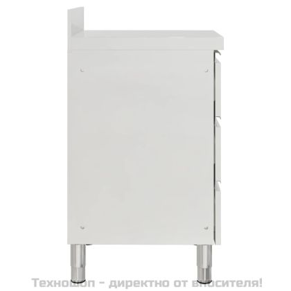 Търговски кухненски шкаф с 3 чекмеджета 50x60x96 см