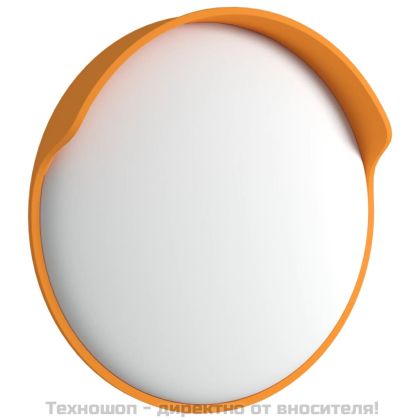 Градинско изпъкнало огледало за движение, оранжево, Ø30 см, поликарбонат