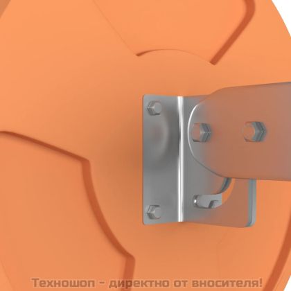 Градинско изпъкнало огледало за движение, оранжево, Ø30 см, поликарбонат