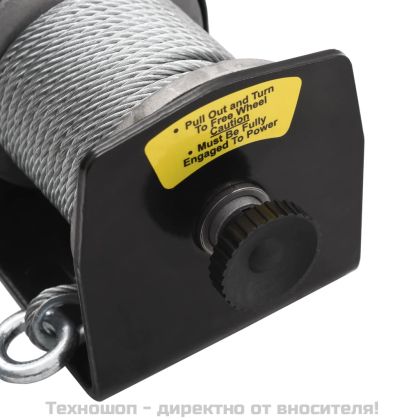 Електрическа лебедка, капацитет 907 кг, 12 V