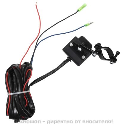 Електрическа лебедка 12 V, 1360 кг, монтажна планка