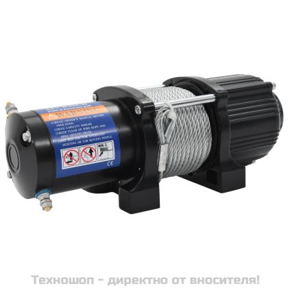 Електрическа лебедка, 12 V, 4500 lbs, 2040 кг, с дистанционно