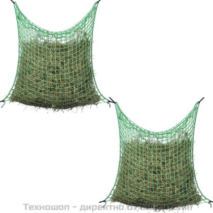 Мрежи за сено, 4 бр, квадратни, 0,9x1 м, PP